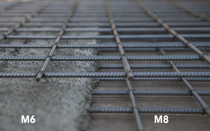 Perbandingan wiremesh M6 dan M8 untuk lantai beton di lokasi proyek