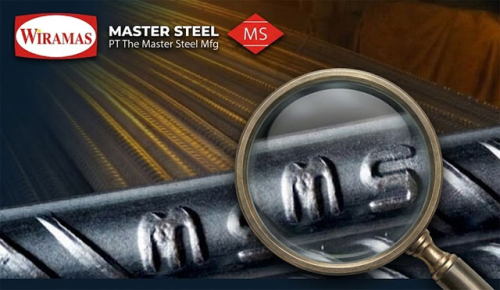 Dapatkan Besi Beton Polos & Ulir Master Steel di Wiramas